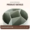 Storage Boxes 360° Rotating Makeup Brushes Holder Desktop Cosmetic Stationery Organizer Pen Pencil Box