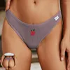 Women's Panties FINETOO Cotton G-String For Women V Wasit Lingerie Solid Color Thongs M-XL Breathable Underwear Girls Intimates