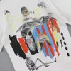 Mens Tshirts Amirri Pull Ami Tshirt Amis 셔츠 디자이너 한정판 커플 Tees Street Wear Summer Brand Amirs Splashink Letter Print Shjwll