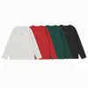 Mode hiver enfants vêtements coton à manches longues épais t-shirt printemps automne pull garçons filles causales vêtements pour enfants jeunesse top vert rouge blanc noir 130-1 e8P6 #