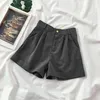 Shorts pour femmes Fitshinling 2024 In pour femmes vêtements Vintage mode mince taille haute femme solide bas de base vente