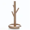 Jewelry Pouches Bags Display Stand Holder Wood Tree For Necklaces Bracelets Earrings Studs Rings Gift Idea Drop Delivery Packing Otevu