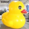 6mh (20ft) Toptan güzel sarı şişme ördek dev şişirme PVC Reklam Gösterisi için Kauçuk Ördekler