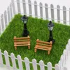 Декоративные цветы 4 шт. набор искусственных украшений для газона 15 15 см трава миниатюрный садовый орнамент DIY домашний пол для свадьбы
