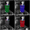 Other Interior Accessories Luxury Diamond Car Diffuser Humidifier With Led Light Air Purifier Aromatherapy Freshener Accessories Drop Dhmmi