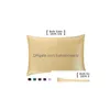 Taie d'oreiller Taie d'oreiller en soie Peau de cheveux 19 momme 100% pur naturel Mberry Taille standard Cas ER D Drop Livraison Home Garden Textiles Dhdzf