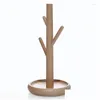 Jewelry Pouches Bags Display Stand Holder Wood Tree For Necklaces Bracelets Earrings Studs Rings Gift Idea Drop Delivery Packing Othmk