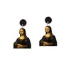 Kolczyki Dangle Słynne Obrazy Akrylowe kolczyki dla kobiet Mona Lisa Jewelry Gift