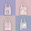 Borse Ragazze Kawaii Kuromi Cinnamoroll Doppi lati Stampa Cerniera Borsa in tela Ragazza Studente Accessori adorabili Borse Grande capacità Dr Dh5Lf