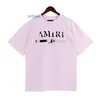 Mens Tshirts Man Amari Amirl Amirlies Am Amis Imiri Amiiri 22SS Shirt Designer For Men Shirts Fashion Tshirt med bokstäver Casual Summer Short Sleeve Tnjlu