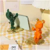 Tablet PC Stands Criativo Urso Titular do Telefone Móvel Mesa de Cabeceira Home Office Pessoa Preguiçosa Sala de Estar Decoração Decoração Gota Entrega Com Dhdtu