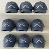 Casquettes de baseball Version coréenne Niche Design Bow Brodé Baseball pour femmes Printemps et été 2024 Rétro Denim Bleu Chapeaux pour hommes