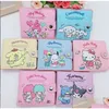 Porte-monnaie Kawaii Rose Blanc Melody Cinnamo Roll Pu Purse Fille Mignon Doux Accessoires Portefeuille Avec Grande Capacité Drop Livraison Bébé, Enfants Mate Dh1Zq