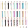 Ballpoint Pens Wholesale Leopard Press Office Cartoon Pen Diy Metal Ball School Student Supplies Drop Delivery Business Industrial Wr Dhcye