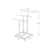 Hooks Promotion Scarf Storage Rack Högkvalitativ Stainess Steel Slips Silk Shelh Holder Justerbar slips Wig Purse Display Stand Stand