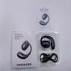 Luftlednings headset Ear Hook Hed Set Bluetooth 5.3 Wireless Business with Microphone Open Touch Sports Headset.