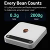 DiFluid microbalance café balance électronique grains expresso pesée automatique synchronisation cuisine Portable précise à 01g 240130