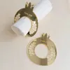 12 pçs personalizado hebraico guardanapo titular acrílico ouro abacaxi guardanapo anel para festa de casamento personalizado hebraico guardanapo titular 240127