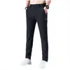 Men'S Pants Mens Golf Trousers Quick Drying Long Comfortable Leisure With Pockets Stretch Relax Fit Breathable Zipper Design Drop De Dhfde