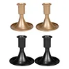 Candle Holders 2x Pillar Holder Stand Candlelight Candlestick For Festivals Anniversary Thanksgiving Matsal Dekor