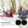 Elleboog Kniebeschermers 1 paar Dames Winter Harige Polswarmers Bontmanchetten Elegantie Polsbandje Handschoen Drop Delivery Sport Buiten Atletisch Outd Otqvd