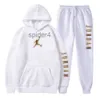 Sweatpants and Hoodie Set Tracksuit Men Hooded Sweatshirt Pants Pullover Suit Casual Clothe Ssss H896 I3N0 OMWF