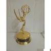 Wtyl kolekcjonerski 28 cm National Emmy Awards Metal Trophy Replica Cynk Alloy Award Dowód Sport Sport Outdoors Athletic Outdoor ACC DHD8B