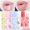 Lipgloss Jelly Bloemenolie Hydraterend Transparant Anti-gebarsten Roll-On Hydraterend Kristalheldere lippenverzorging Make-up Cosmetica Drop Deliv Otopa