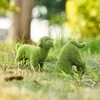 Decoraciones de jardín Adornos al aire libre Accesorios Kawaii Cachorro Esculturas Decoración Figuras Decoración del Hogar Resina Lindo Animal Estatua Regalo