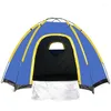 Namioty i schroniska Outdoor Cam Waterproof Tent Tent Turist Barty Włókno szklane Rodziny TraLight Beach Canopy 4 -osobowość Naturehike Down