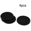 Interior Accessories 4pcs Auto Car Vehicle Stylish Water Cup Bottle Holder Pad Non-Slip Silicone Round Mat Wear-resistant Anti-Slip