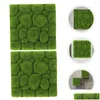 Flores decorativas Grinaldas Artificial Musgo Painel de Parede Falso Espumas Pano de Fundo Grama Planta Simação Greeny Privacidade Hedge Sn Faux Turf Garde Otxq2