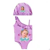 Ensembles de vêtements Belle comme Nastya Costume bébé filles mignon maillot de bain à volants enfants une pièce maillots de bain enfants Sport plage porter fille Drop D OT195