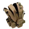 50l taktik sırt çantası erkekler su geçirmez 4 in1 molle sport taktik çanta açık yürüyüş tırmanışı ordusu balıkçılık seyahat dizüstü bilgisayar sırt çantaları 240119