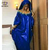 Ethnic Clothing African Bazin Rich Long Dresses For Women Nigeria Traditional Wedding Party Basin Riche Robe Femme Original Ceremony