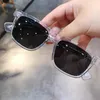 Siyah Gümüş Polarize Güneş Gözlüğü Koyu Lensler Kutu Öğle Yemeği Erkekler Moda Güneş Gözlüğü Güneş Belirtileri Sonnenbrille Sunnies Gafas De Sol UV400 Gözlük Kutu