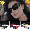 Alfabeto designer impresso óculos de sol óculos masculinos óculos de sol femininos lentes uv400 para homens e mulheres