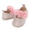 Обувь для первых ходунков, весенне-осенняя, с цветочным кружевом, на мягкой подошве, туфли принцессы, дышащая, нескользящая, детская прогулочная обувь для девочек, модная детская одинарная обувь