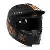 Motosiklet Kaskları Modar 3/4 Açık Yüz Vintage Dirt Bike Cascos FL Kask Kişilik Kapalı Yol Değiştirilebilir Çene Para Moto Dot Eco Drop Otqea