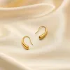 Mini boucles d'oreilles en or jaune 14 carats pour femmes et filles, boucles d'oreilles en forme de goutte d'eau de Style français, bijoux de mariage, cadeaux d'anniversaire, nouveau