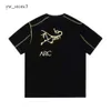 Arc T-Shirt Herren T-Shirts Arctery Jacke T-Shirts Edition Arcterx Jacke Vielseitige Mode Arctery Marke Klassischer bunter Druck Lose Herren Vogel T-Shirt Freizeithemd 480