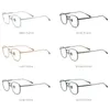 Solglasögonramar Foneex Pure Titanium Glasses Frame Men 2024 Fashion Retro Square Recept Gereglasses Women Myopia Optical Eyewear Daily