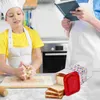 Garrafas de armazenamento caixa de pão caixas de padaria keeper pão recipiente plástico organizador sanduíche