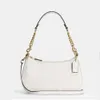 Teri -kedja underarm Bag Single Shoulder Crossbody Handbag Classic White Vintage Patchwork Leather Women S 85% Factory Direct