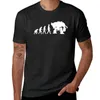 Regatas masculinas Dreadnaught Evolution Mesmo na Morte T-Shirt Curto Personalizado Camisetas Animal Print Camisa Para Meninos Mens Engraçado