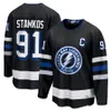 Tampa Bay Andrei Vasilevskiy Jersey Steven Stamkos Nikita Kucherov Victor Hedman Anthony Cirelli Brandon Hagel Brayden Point Tanner Jeannot Nicholas Paul Jerseys