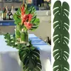 Fiori decorativi Foglie di palma tropicali artificiali Foglia verde per la cucina domestica Decorazioni per feste Artigianato fai da te Matrimonio