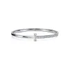 2024 Bracelet Designer luxury charm bangle letter T Bracelets Jewelry for Women Bangle Fashion Accessories Titanium Steel Alloy GoldQ1