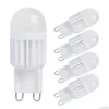 Lampadine a Led Bbs G9 Bb Dimmerabile Bipin Base 3W Bianco caldo 3000K 6500K Per Lampadari Illuminazione domestica 220V 110V Risparmio energetico Consegna a goccia Dhkup