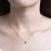 Kuololit Lab Grown Diamonds Necklaces Solid18k14k14k10kペンダント女性用D対ダイヤモンドジュエリー証明書240119